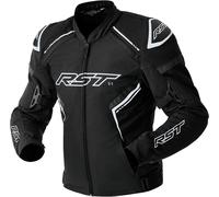 RST S1 D3O Giacca tessile da motocicletta impermeabile, nero-bianco, taglia 52 per maschi