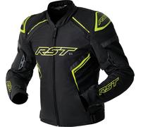 RST S1 D3O Giacca tessile da motocicletta impermeabile, nero-giallo, taglia 52 per maschi