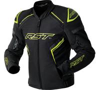 RST S1 D3O Giacca tessile da motocicletta impermeabile, nero-giallo, taglia 50 per maschi