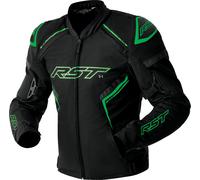 RST S1 D3O, giacca tessile impermeabile XXL male Nero/Verde Fluo