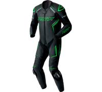 RST S1 D3O, tuta in pelle 1pz. traforata M male Nero/Verde Fluo/Grigio