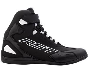 RST Sabre Scarpe da moto, Bianco/nero, Taglia 47