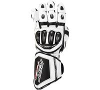 RST Tractech Evo 4 Guanti da moto, nero-bianco, taglia M