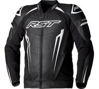RST TracTech Evo 5, giacca in pelle traforata XL male Nero/Bianco