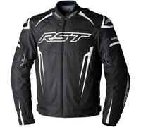 RST Tractech EVO 5 impermeabile Moto Tessile Giacca, nero-bianco, taglia 3XL per maschi
