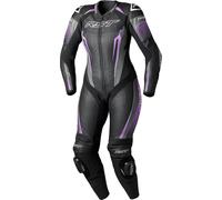 RST Tractech Evo 5 One Piece Tuta in pelle da moto da donna, nero-rosa, taglia M per donne