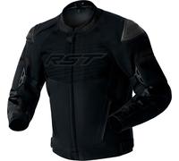 RST Tractech Evo D3O Giacca tessile da motocicletta impermeabile, nero, taglia 64 per maschi