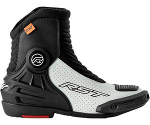 RST Tractech Evo D3O Short Stivali da motocicletta perforati, Bianco/nero, Taglia 39