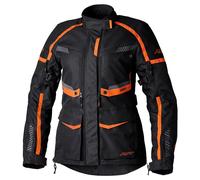 RST Maverick Evo Giacca tessile moto da donna, nero-arancione, taglia XL per donne