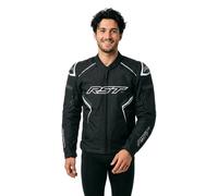 RST S1 D3O Giacca tessile da motocicletta impermeabile, nero-bianco, taglia 58 per maschi