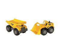 Rstoys - Ronchi Supe RS Toys Mega Costruzioni Veicolo da Cantiere a Ruota Libera 18 cm - Camion o Ruspa Assortiti - Plastica Robusta per Bambini dai 3 Anni (1 pezzo)