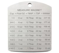 RSVP International Resistenza magnete raccolta acciaio inossidabile, 4x3.5, magnete di conversione