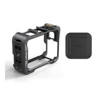 Rszfnjxry 360 Ace Series Gabbia in Alluminio con Lente, Custodia in Silicone per Insta360 Ace Pro 2/Pro, Custodia in Metallo, Durevole