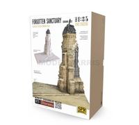 RT-DIORAMA 35038s 1/35 Diorama Base: Small Church Corner "Forgotten Sanctuary"