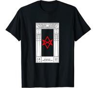 rt0a3wwu Limited Thelema Portal Unicursal Hexagram Symbol - Crowley Magick Tee S-3XL