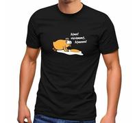 rt0a3wwu Men's Fried T-Shirt Saying Breathe! Damned Chicks Fun Shirt Print Funny