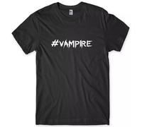 rt0a3wwu #Vampire Halloween Mens Funny Unisex T-Shirt