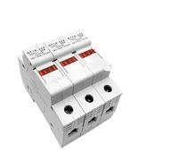 RT18-32X 1/2/3/4P 2/3/4/5/6/8/10/16/20/25/32A Portafusibili Supporto Base Palo 10x38mm AC690V 500V 1 Pz(1P,With core 5A)