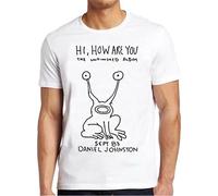 Rt61FM MEIGUI Hi How Are You Daniel Johnston As Worn by 80s Retro T Shirt 2899 Bianco L