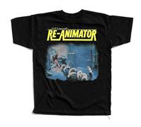 Rt61FM Re-Animator V1S.Gordon Movie Poster 1985 T-Shirt(Whiteblack) L