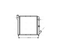 RTA2063 AVA QUALITY COOLING Radiatore, Raffreddamento motore per RENAULT