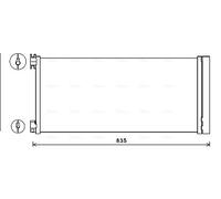 RTA5626D AVA QUALITY COOLING Condensatore, Climatizzatore per FIAT,NISSAN,OPEL,R