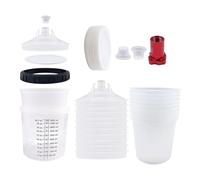 Rtauhife di Rivestimento Della Tazza di Miscelazione e Set di Tappi per Spruzzatore di per Pistole A Spruzzo HVLP, Set di Pistole A Spruzzo per Automobilistica da 20 Oz (600 Ml