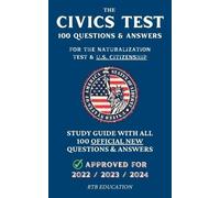 Rtb Education The Civics Test - 100 Questions & Answers for the Natu (Tascabile)