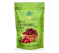 RTC FOODS Cranberry 250gm | Naturally Sweet Dried Berries | Proficient in Dietary Fiber | Gluten-Free | Delicious & Nutritious Snack | No Additional Preservatives