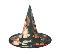 RTCVXZDSA Simpatico cappello per Halloween per cagnolino, design con stampa completa, comodo tessuto Oxford, pieghevole e leggero, per feste e giochi di ruolo