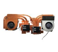 RTDPART CPU del Computer Portatile GPU Fan e dissipatore di Calore per CLEVO NH55AC 6-31-NH5A3-201 6-31-NH5A3-DA0 FMGJ FM2K DFS2001059P0T-FM2K DC5V DFS240012CQ0T-FMGJ DC12V 0.80A