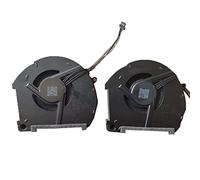 RTDPART CPU del Computer Portatile GPU Fan per Gigabyte per Aero 15S OLED WA NA per Aero 15S OLED SA XA Ya DC12V 0.50A 4PIN