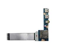 RTDPART Laptop Audio IO USB Board per Lenovo Ideapad S400 S300 S400U 90000663 90004109 455M4338L01 LS-8953P VIUS3 VIUS4 con Cavo Nuovo