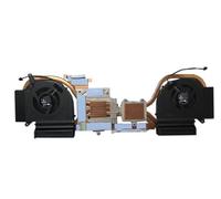 RTDPART Laptop CPU GPU Ventola e dissipatore di Calore per Gigabyte 27430-5LXD0-K00S DFSCK22D05883Q-FNGS DFSCM22716392Q-FNGT 4PIN DC 12V 1A Nuovo