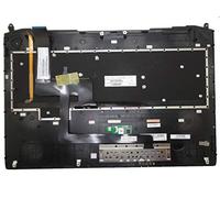 RTDpart - Palmrest e Tastiera per Computer Portatile ASUS G750 G750J Shell Tastiera Nera con retroilluminato Regno Unito MP-12R36GBJ528W 0KN0-P41UK12 0KNB0-E600UK00