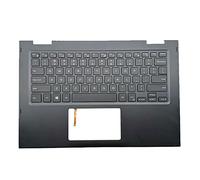 RTDPART Palmrest per Laptop per dell Latitude 3390 2-in-1 E3390 0XVH3H XVH3H con maiuscolo per Tastiera Inglese USA retroilluminato Nuovo