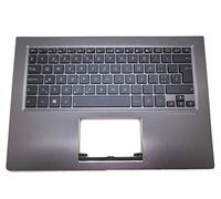 RTDpart PalmRest & tastiera Per ASUS UX302 UX302L UX302LA UX302LG Grigio shell retroilluminato con Swiss SW tastiera 90NB02P1-R31SF0 0KN0-QF1SF13 9Z.N8JBU.900 0KNB0-3629SF00 NUOVO NUOVO