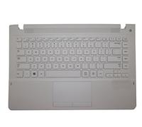 RTDPART - Poggiapolsi e Tastiera per Samsung NP370R4E 370R4E English US BA75-04817L BA75-04364L, Colore: Bianco con Altoparlante touchpad