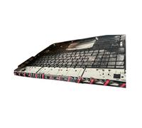 RTDPART Poggiapolsi Nero in plastica per Laptop con Bordo Rosso per MSI Titan 18 HX A14V A14VIG A14VIG-036US 088US 403TH A14VHG MS-1822 Nuovo