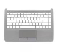 RTDPART Poggiapolsi per Laptop per HP 240 G8 240 G9 245 G8 245 G9 Nessuna Scheda touchpad Senza Tastiera Argento Nuovo