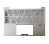 RTDPART Poggiapolsi per Laptop per HP Pavilion Plus 14-EH1001TU 14-EH1002TX 14-EH1004TX 14-EH1006TU 14-EH1006TX 14-EH1008TU 14-EH1011TX 14-EH1013TX Senza Tastiera Nessuna Barra Luminosa Argento