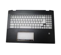 RTDPART Poggiapolsi per Laptop per MSI Summit E16 Flip 307591C212HG02 con Porta per Impronte digitali Nero Senza touchpad Nuovo