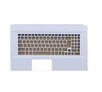RTDPART Poggiapolsi per Laptop per MSI Sword 17 A12U A12UD A12UE A12UCX A12UDX Bianco Senza touchpad Nuovo