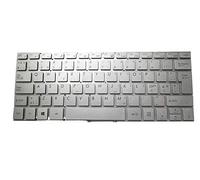 RTDpart Tastiera del computer portatile per Medion E3222 MD62450 Sliver senza telaio NE Nordic