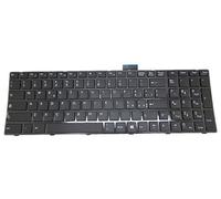 RTDPART Tastiera del Computer Portatile per MSI GE60 V139922CK1 S1N-3EIT2P1-SA0 Italia IT Cornice Nera (Segno Bianco)