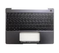 RTDPART Tastiera PalmRest per Laptop per Huawei MATEBOOK 13 HN-W19R HN-W29R Tastiera IT Italiana maiuscola Grigia