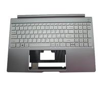 RTDPART Tastiera PalmRest per Laptop per Ordissimo Sarah ART0372 ART0372-IT ART0372-FR ART0372-DE Tastiera IT Italiana Argento Bauletto Superiore