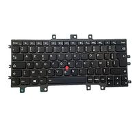 RTDPART Tastiera per Computer Portatile Lenovo ThinkPad Helix Gen 2 20CG 20CH Ultrabook PRO Dock France FR 00JT595 00JT635 00UR011 00UR049 Nero