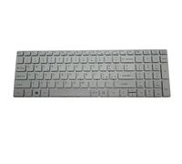 RTDPART Tastiera per Laptop per Mediacom SmartBook Blade 150 M-SBB150 Senza fotogramma Italiano It Argento