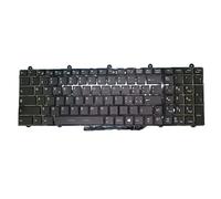 RTDPART Tastiera per Laptop per MSI GE60 2OC 2OD 20E 2PL GE70 2PC 2PE 2QD 2QE GP60 2PE 2QE 2QF WT60 2OJ 2OK MS-16F3 MS-16F4 MS-16GH Italiano IT con Cornice Nera Nuovo